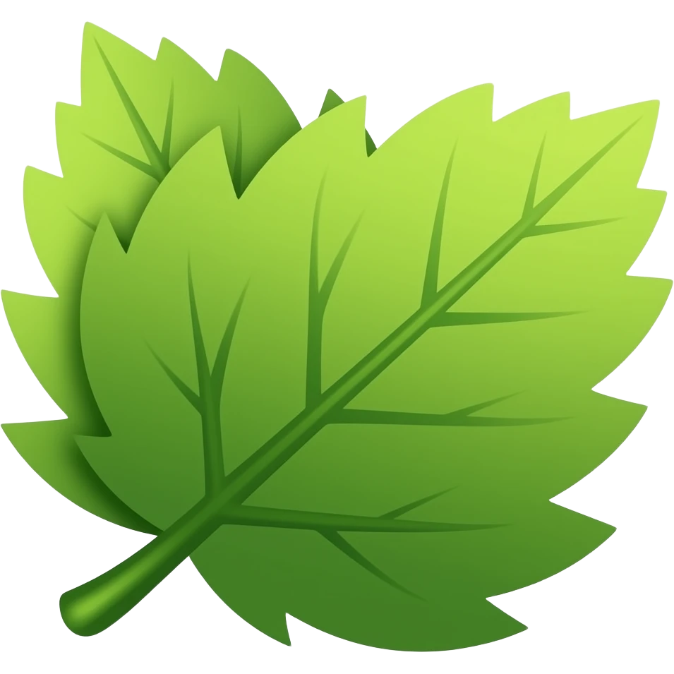 two leaves emoji