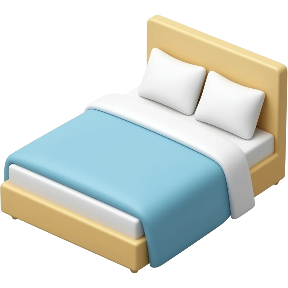 cama 3D emoji