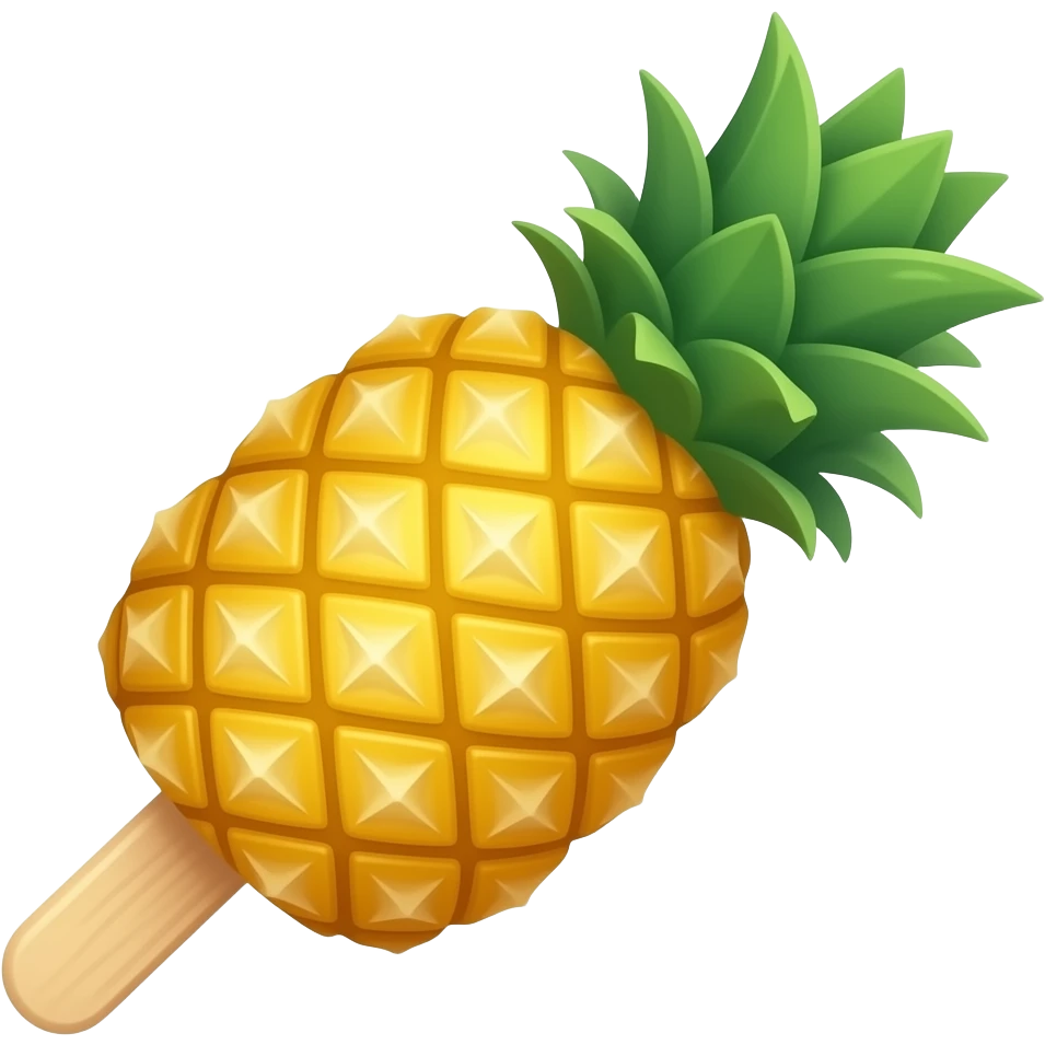 pineapple popsicle emoji