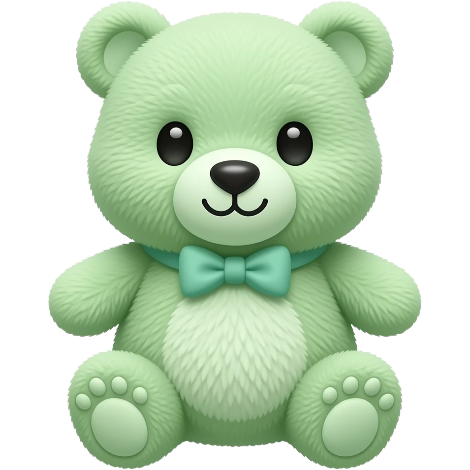 Cute light green emoji