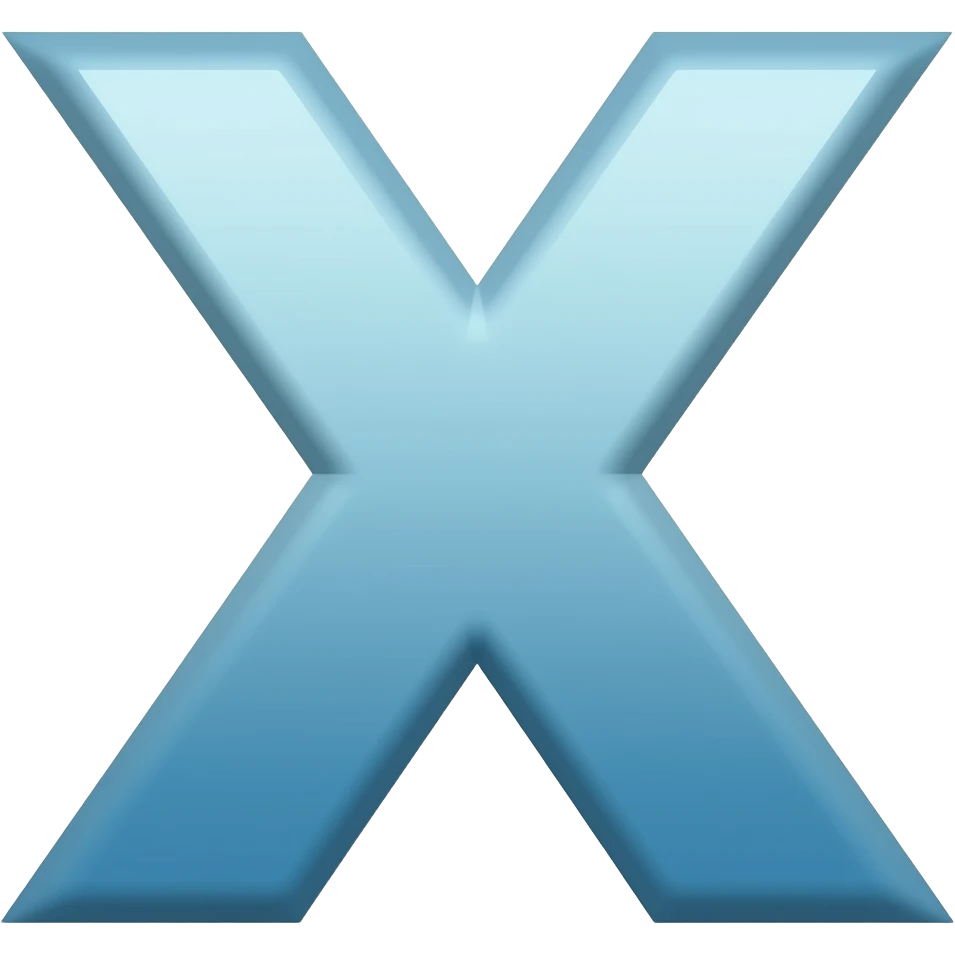 X emoji