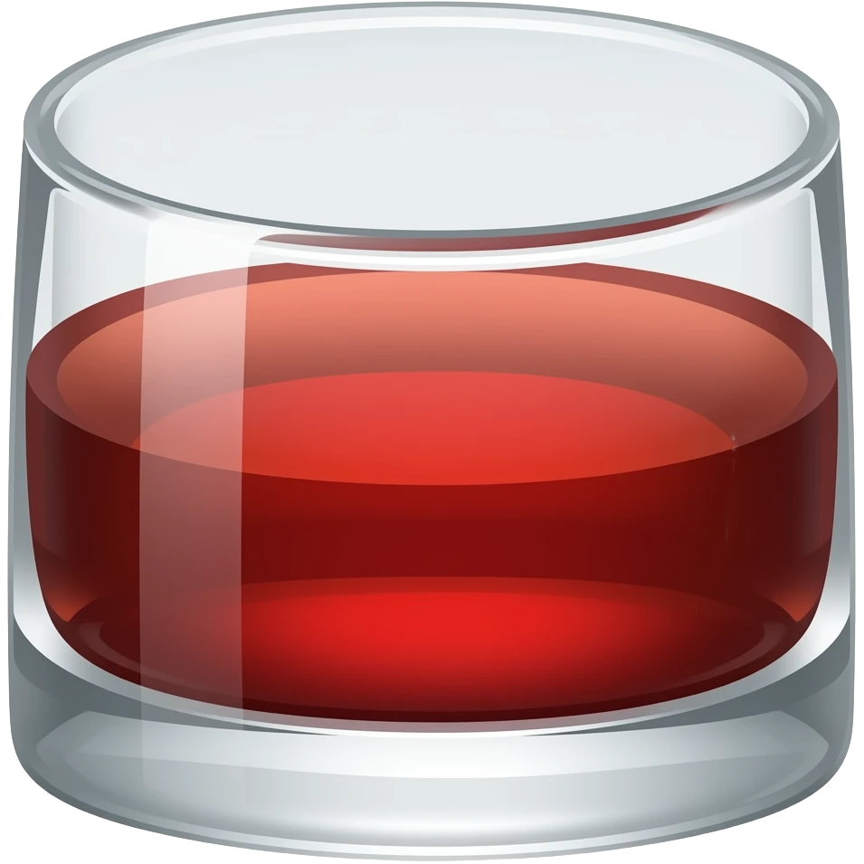 red liquor emoji