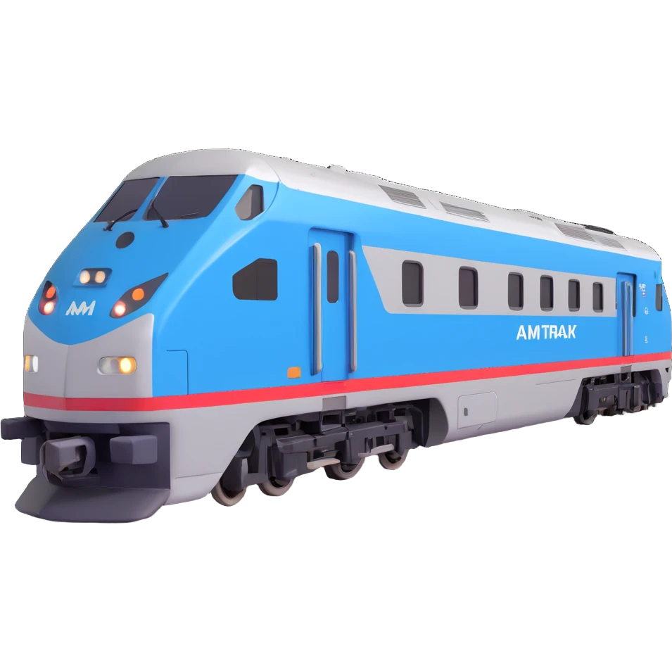 Amtrak train  emoji