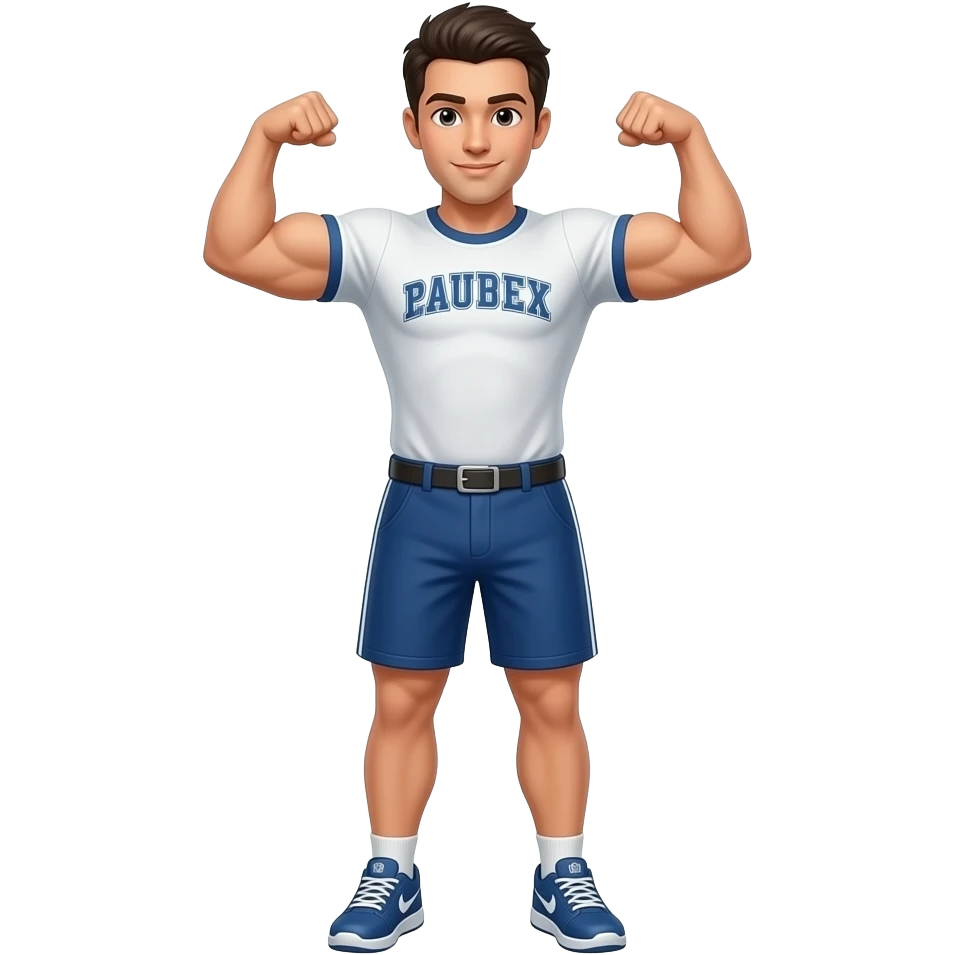 He flex his biceps emoji