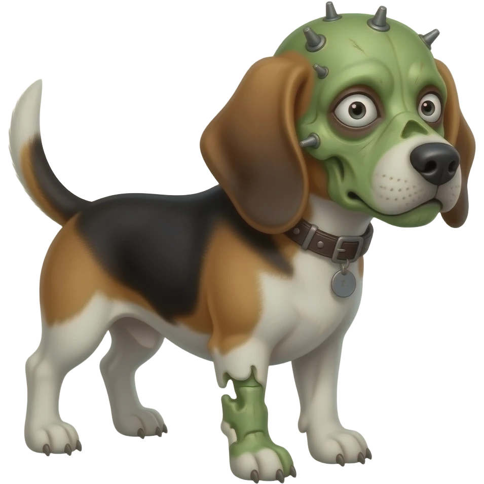 Frankenstein beagle emoji