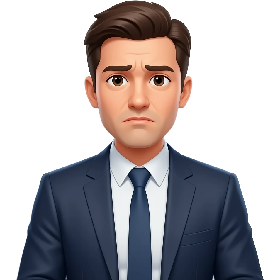 fait un passager moins heureux, neutre emoji