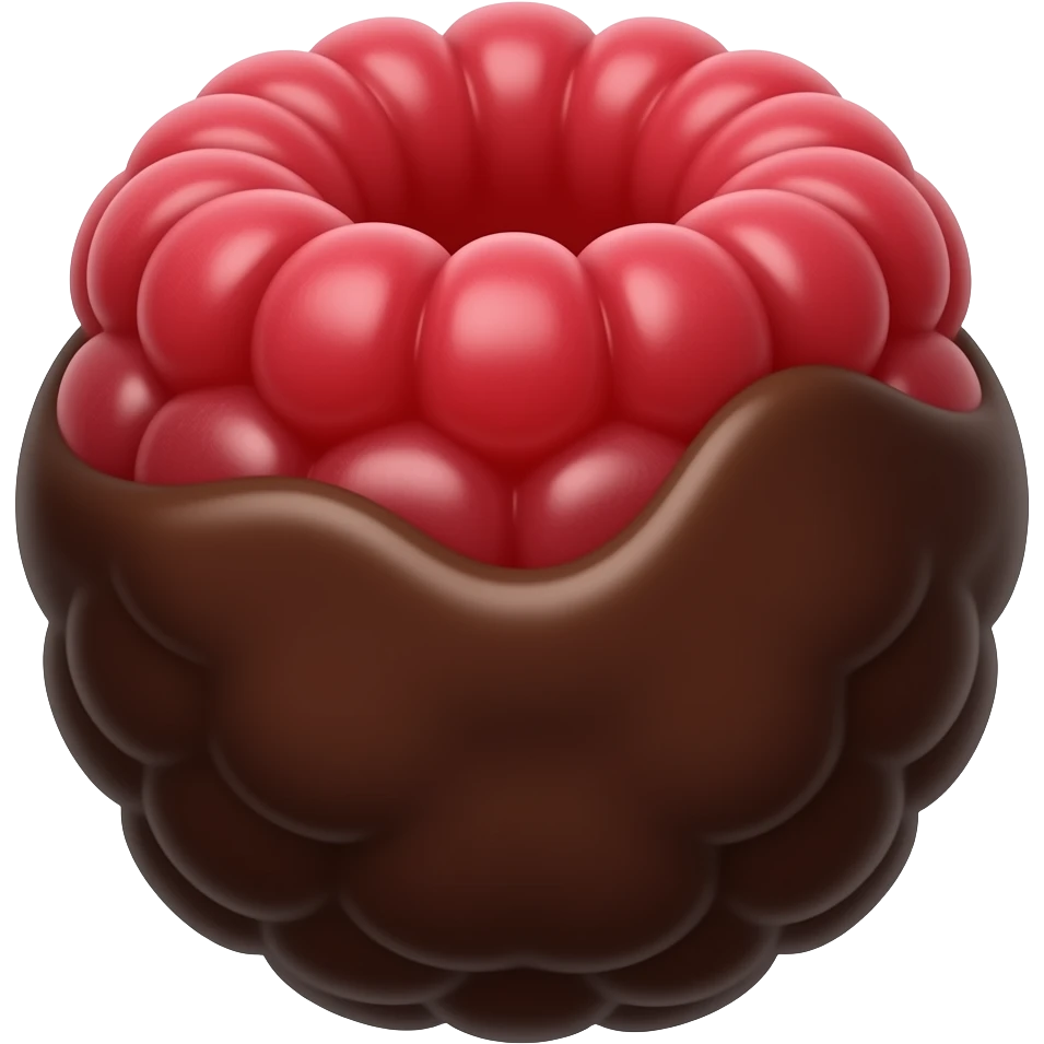 schoko himbeere emoji