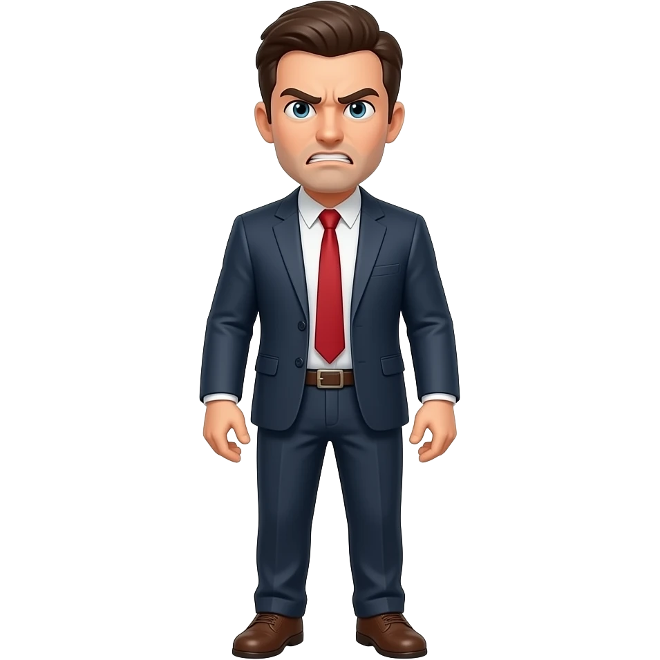 frustrated man full body emoji