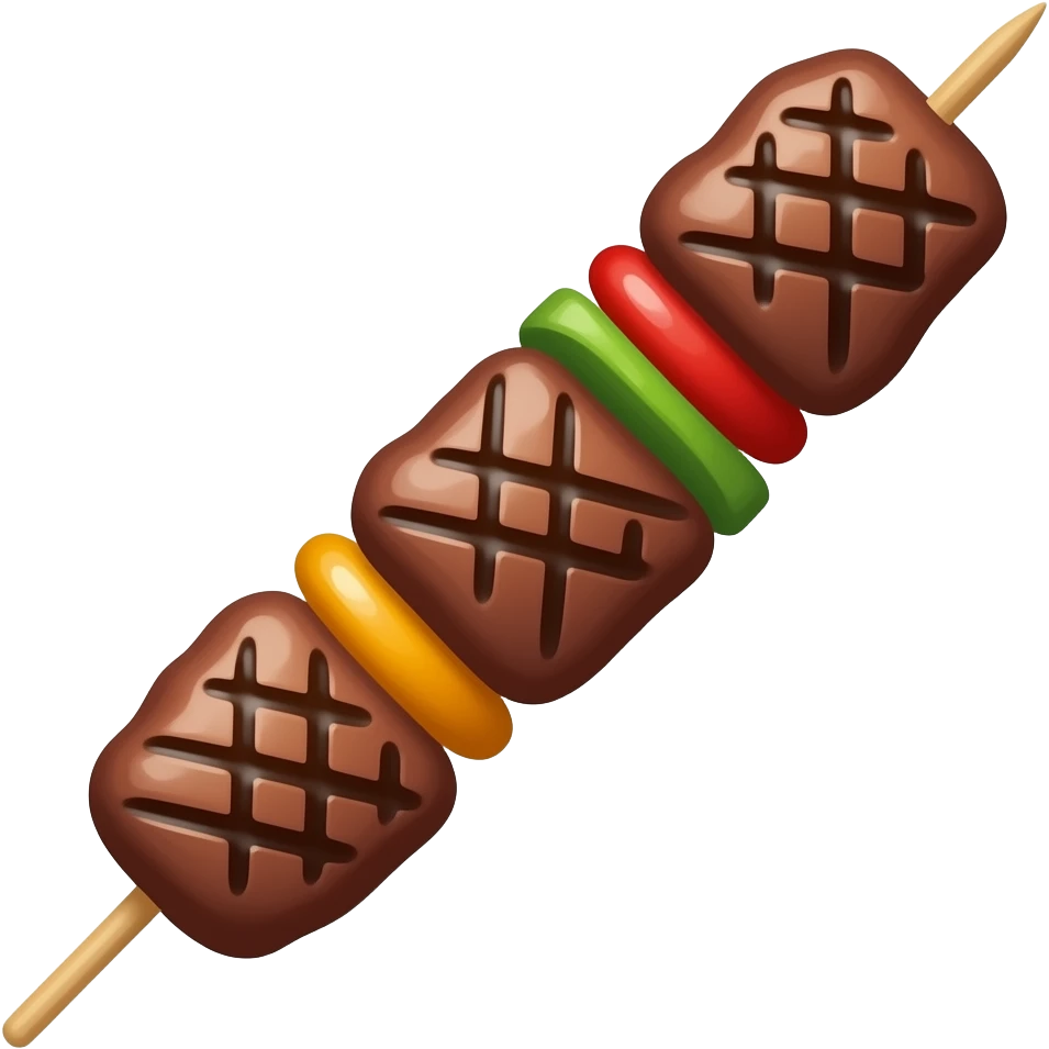 Chuzo de carne asada emoji