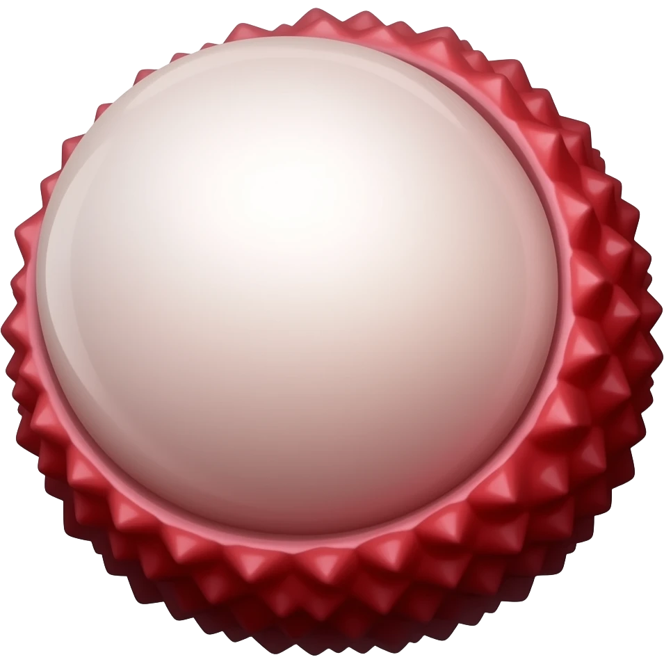 Lychee emoji