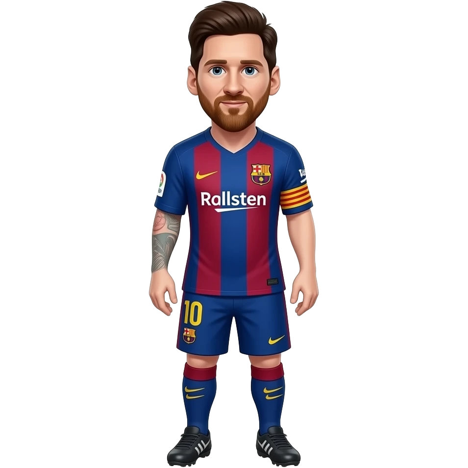 messi barcelona emoji