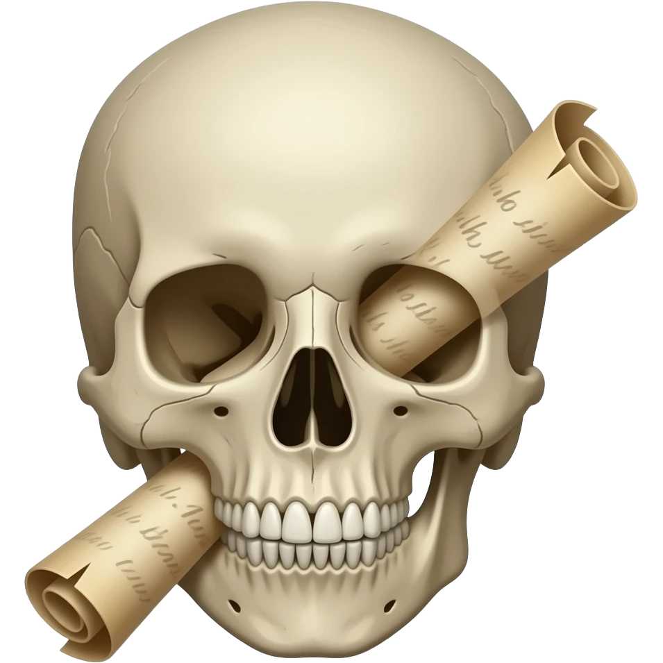 make a scroll inside a head emoji