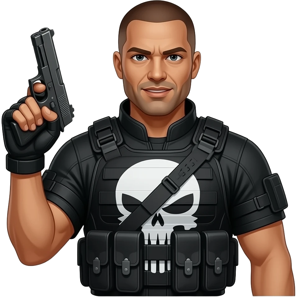the punisher emoji
