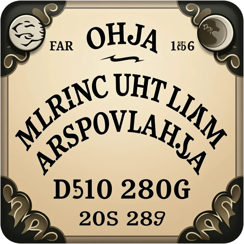 Ouija board emoji