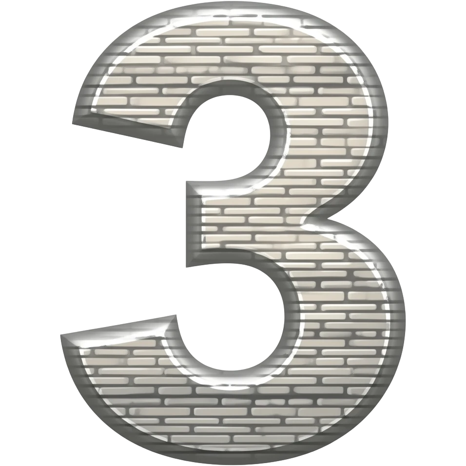 number 3 emoji