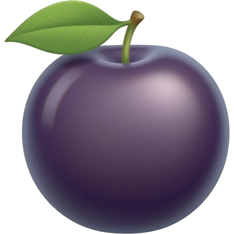 Plum Fruit emoji