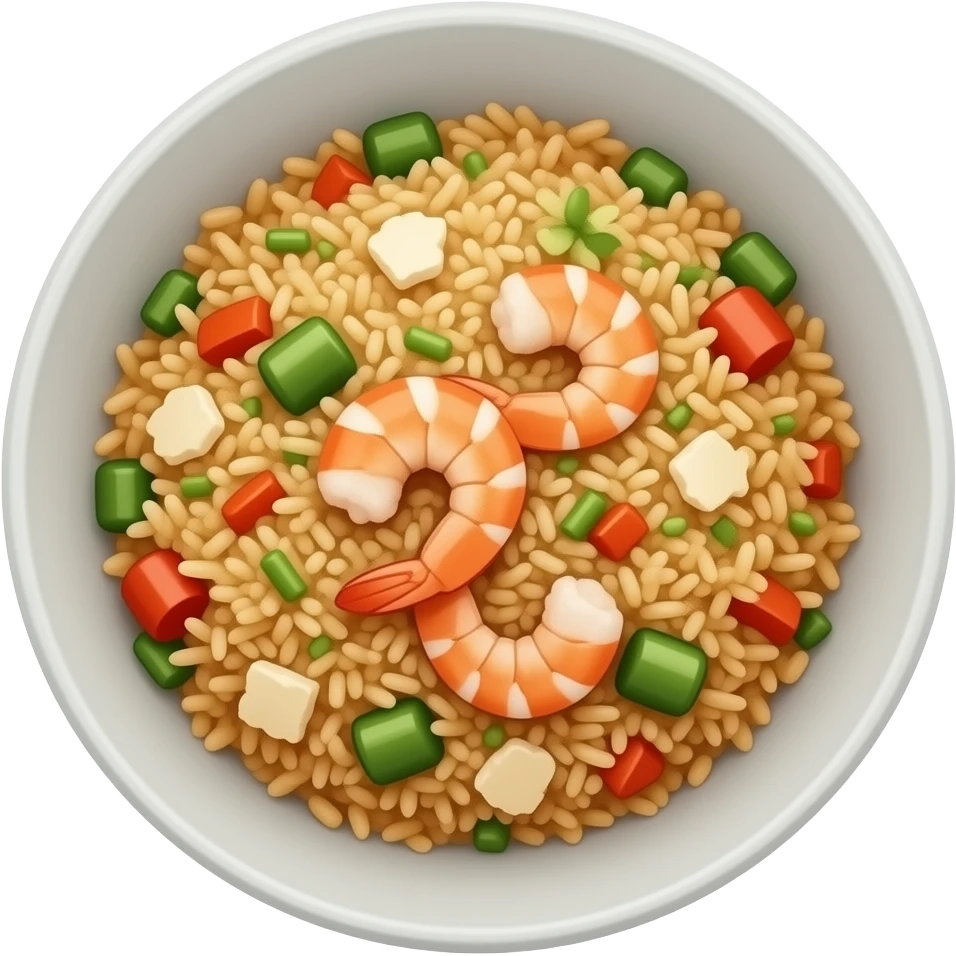 새우볶음밥 emoji
