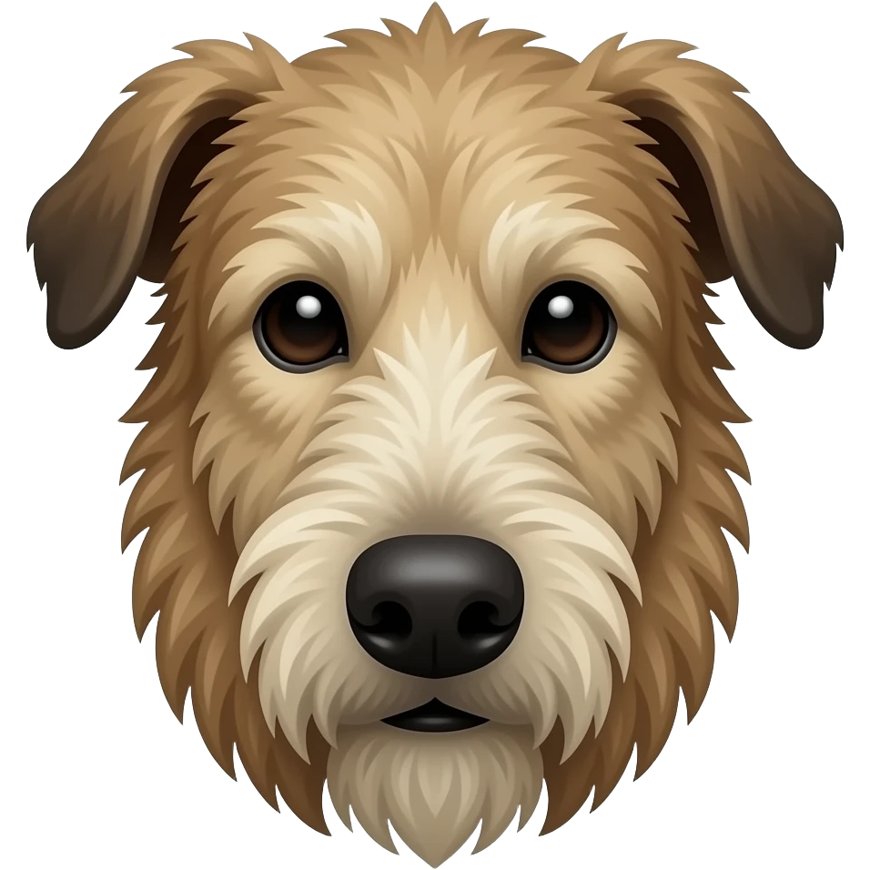 irish wolfhound head emoji