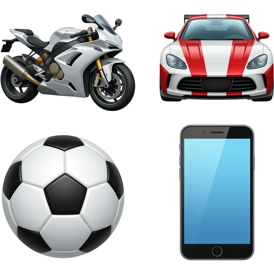 🏍️🏎️⚽️📱 emoji