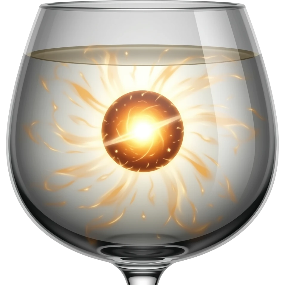 Hyper-realistic, Supernaova inside a champagne glass, cinematic lighting, Ultra real emoji
