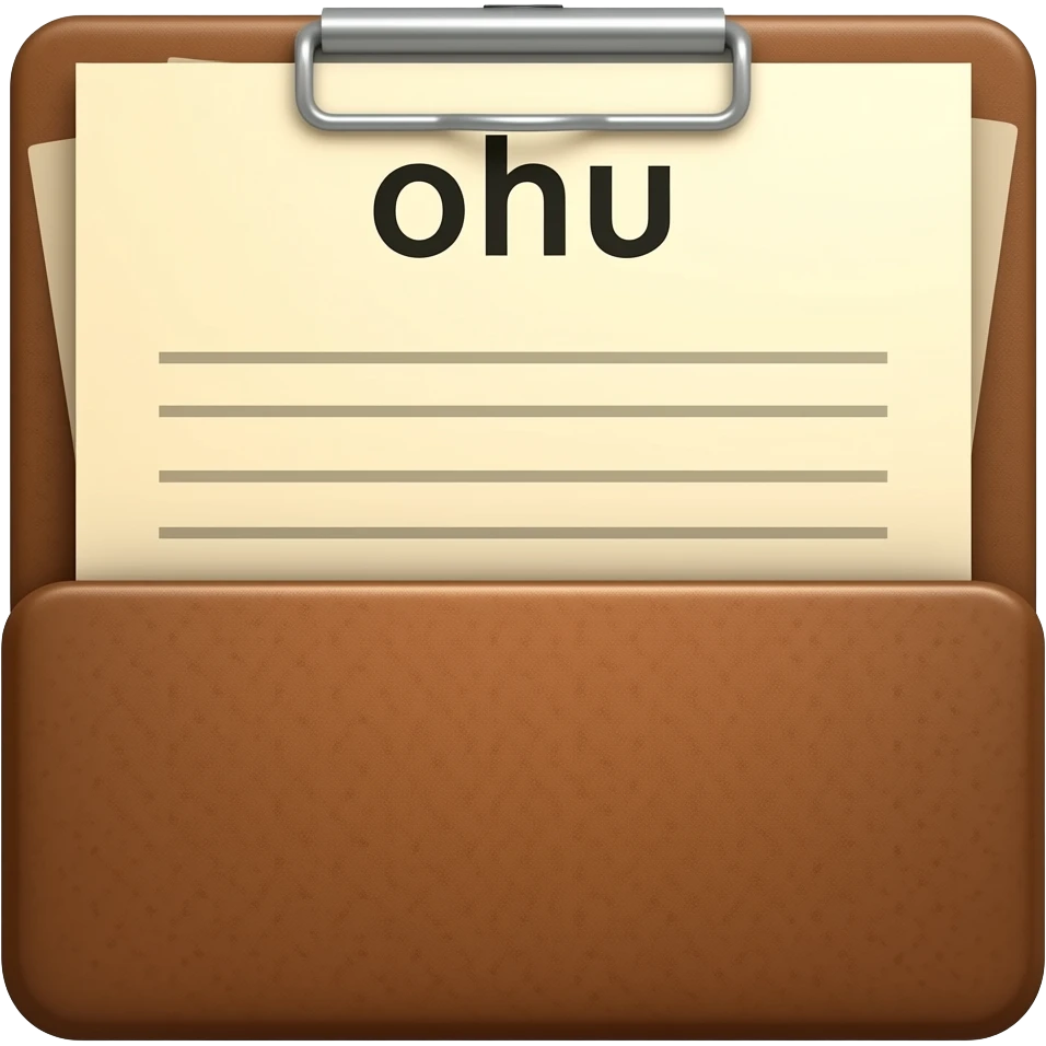 Restaurant Menu folder emoji