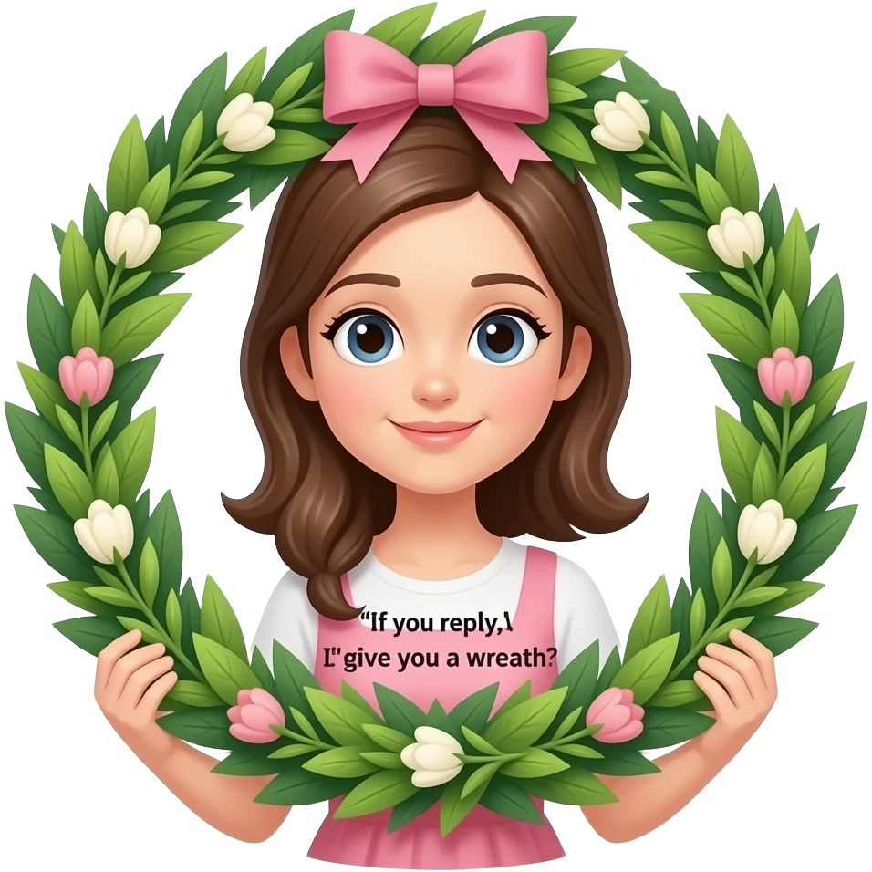 بنت لابسة زهري ماسكة فريزة وتقول اذا رديت اعطيك فريزة emoji