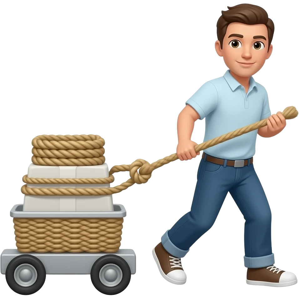 towing a rope emoji