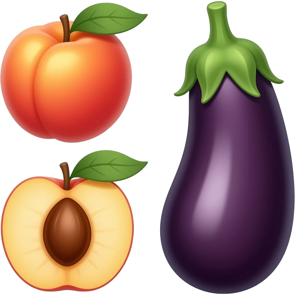 🍑🍆 emoji