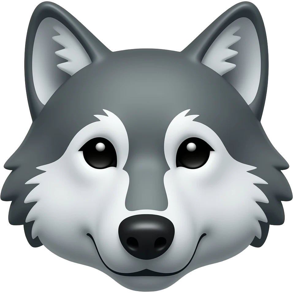 wolf face emoji