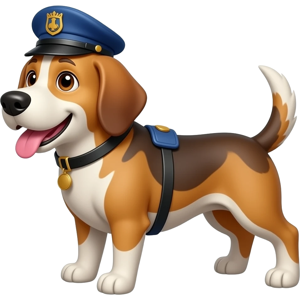 Dog cop emoji