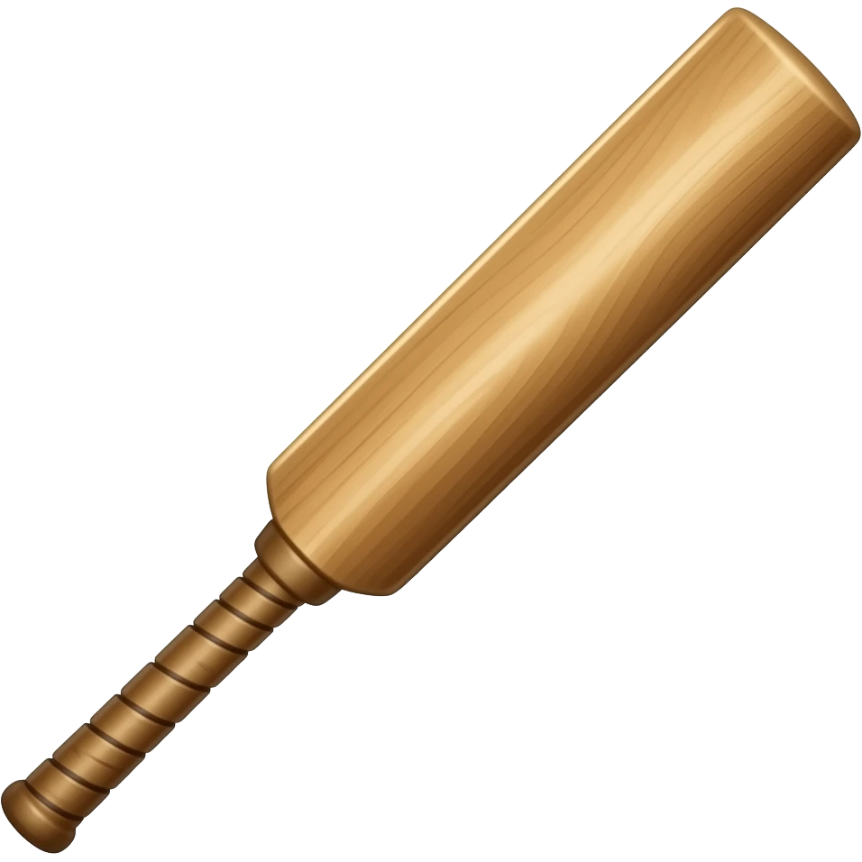 cricket bat emoji emoji