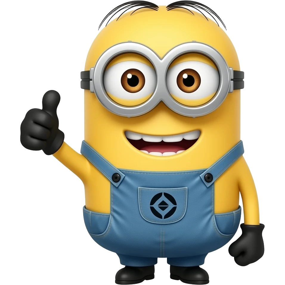 Kevin from the Minions - Thumbs up emoji