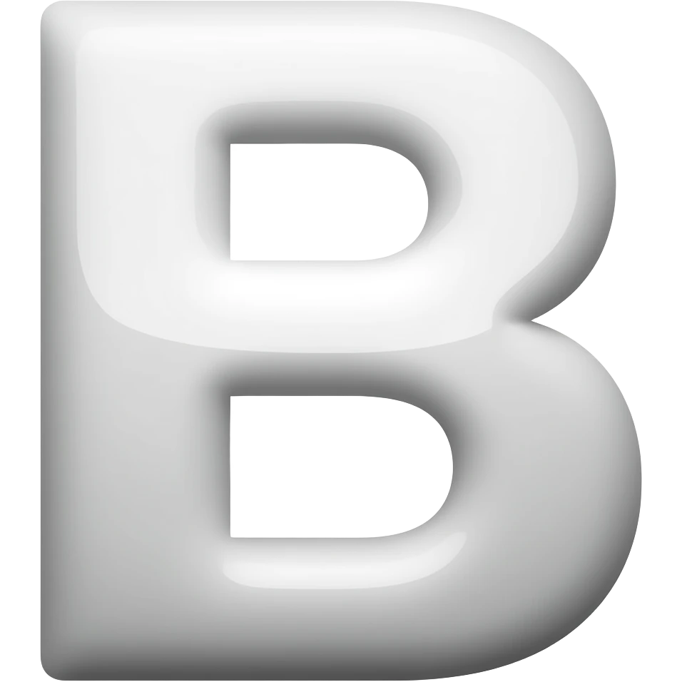 B emoji