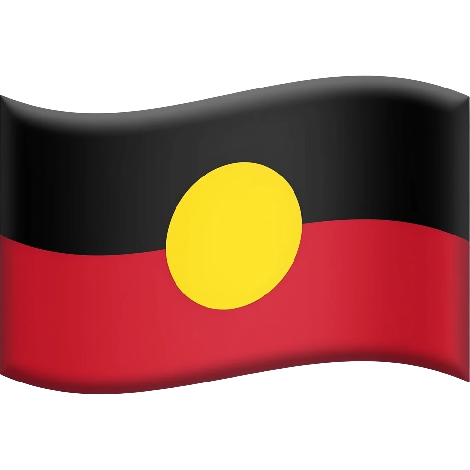 aboriginal flag emoji