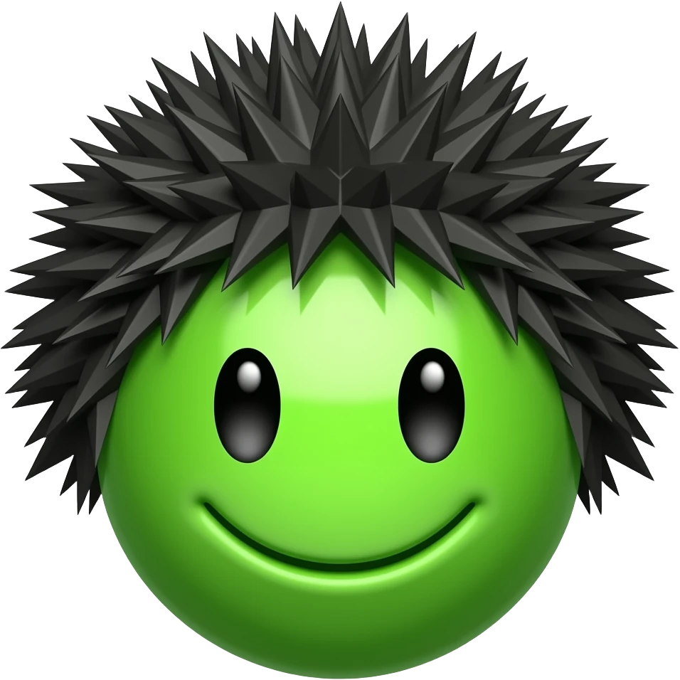gareth0533
Like 🙂. Not human like!!! Just a plain smiley emoji. Green emoji with spiky messy black hair, incredible hulk like, but still a plain Android /iOS style emoji. Like a regular emoji, not human like emoji