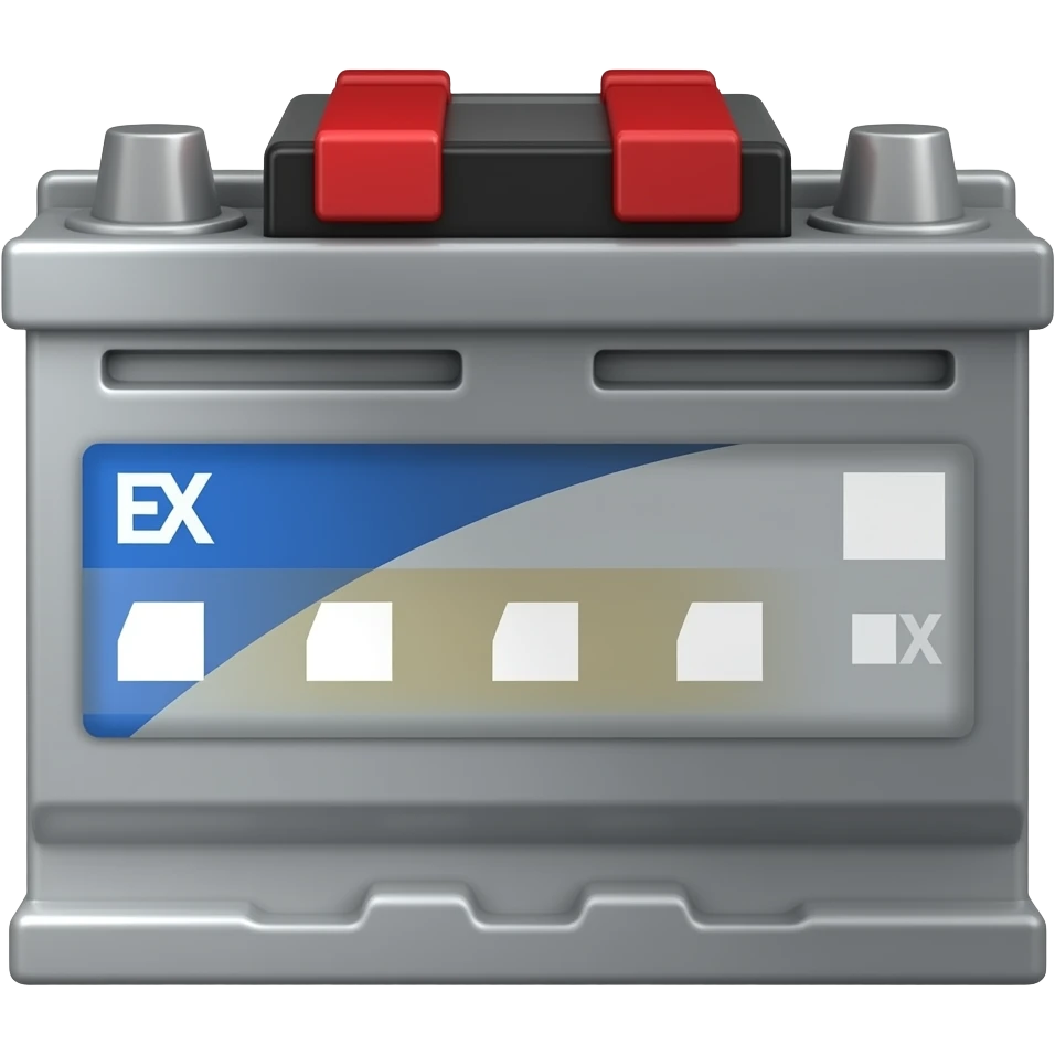 car battery emoji