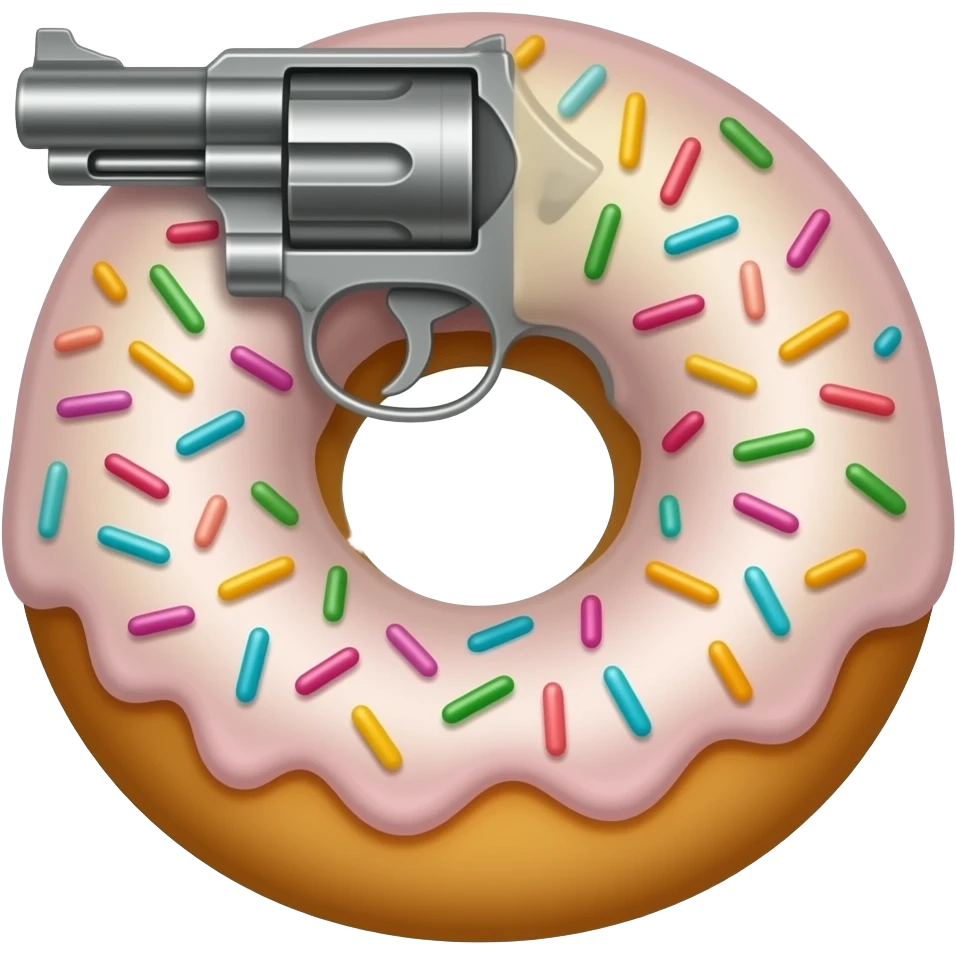 Колобок Пистолет у головы emoji