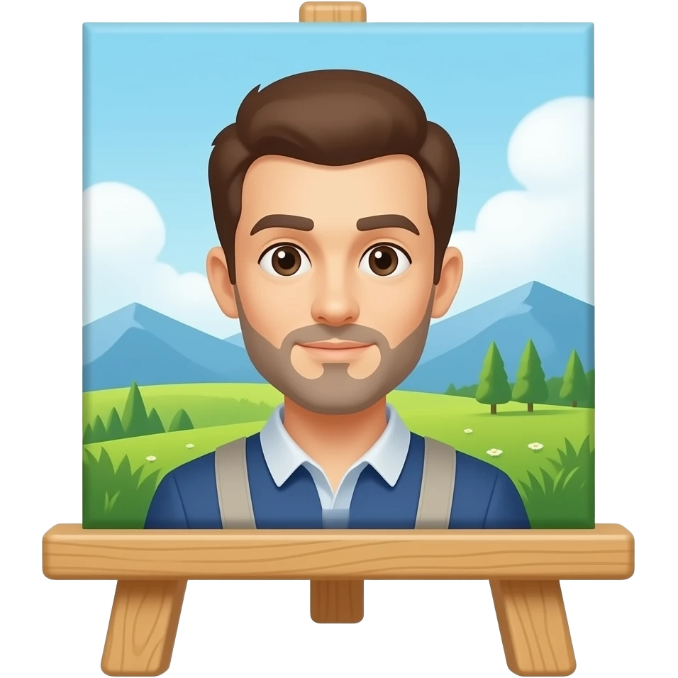 artwork on stand emoji