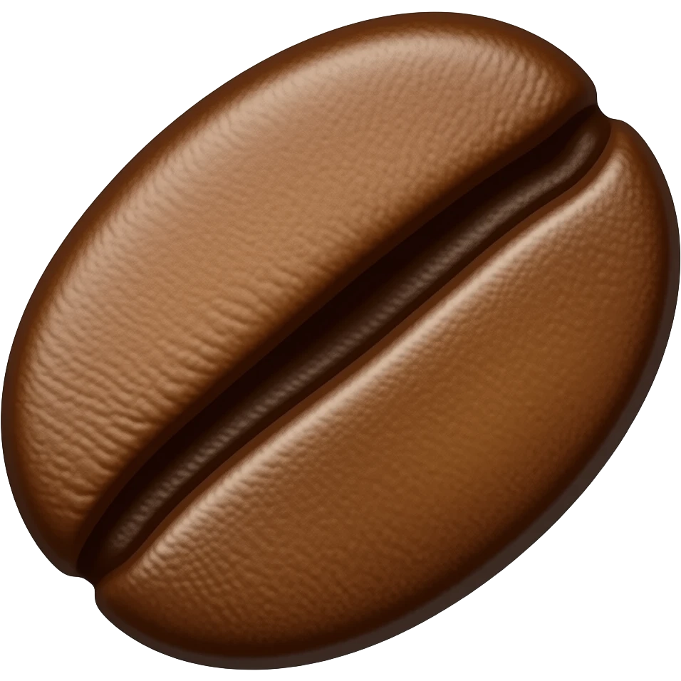Coffe bean emoji