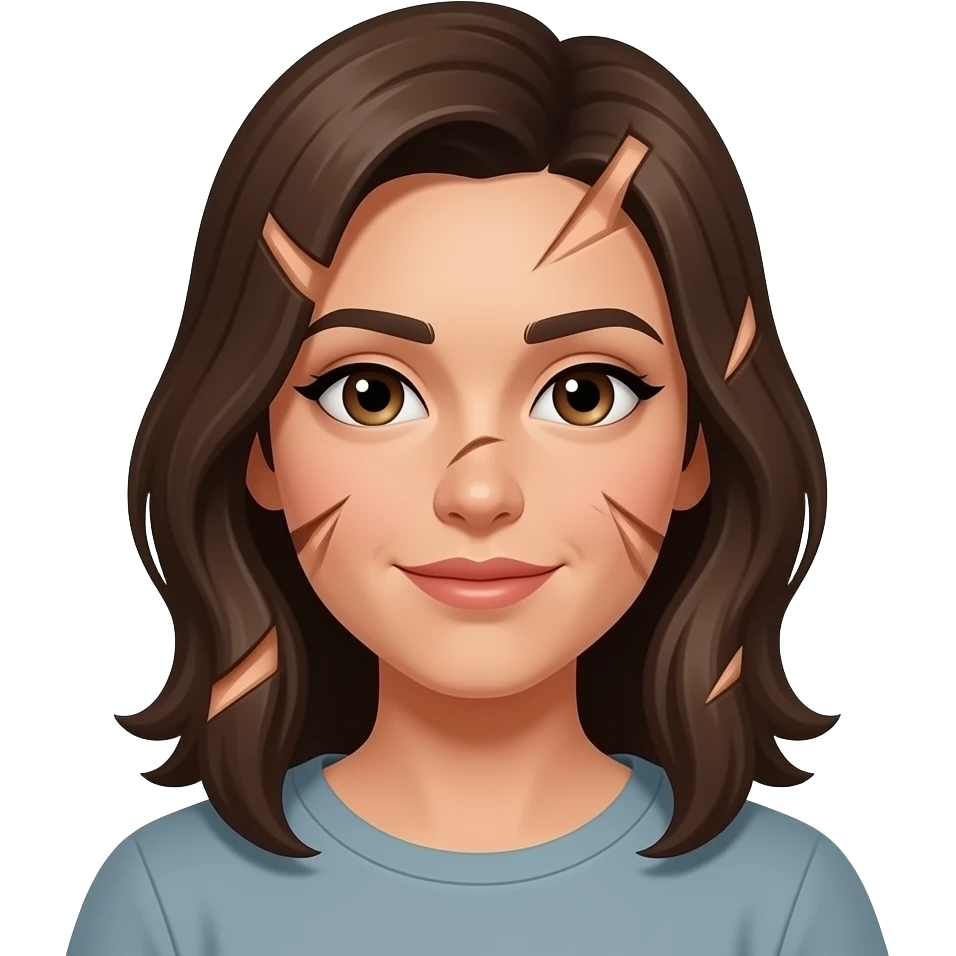 ผู้หญิงผมเสีย emoji