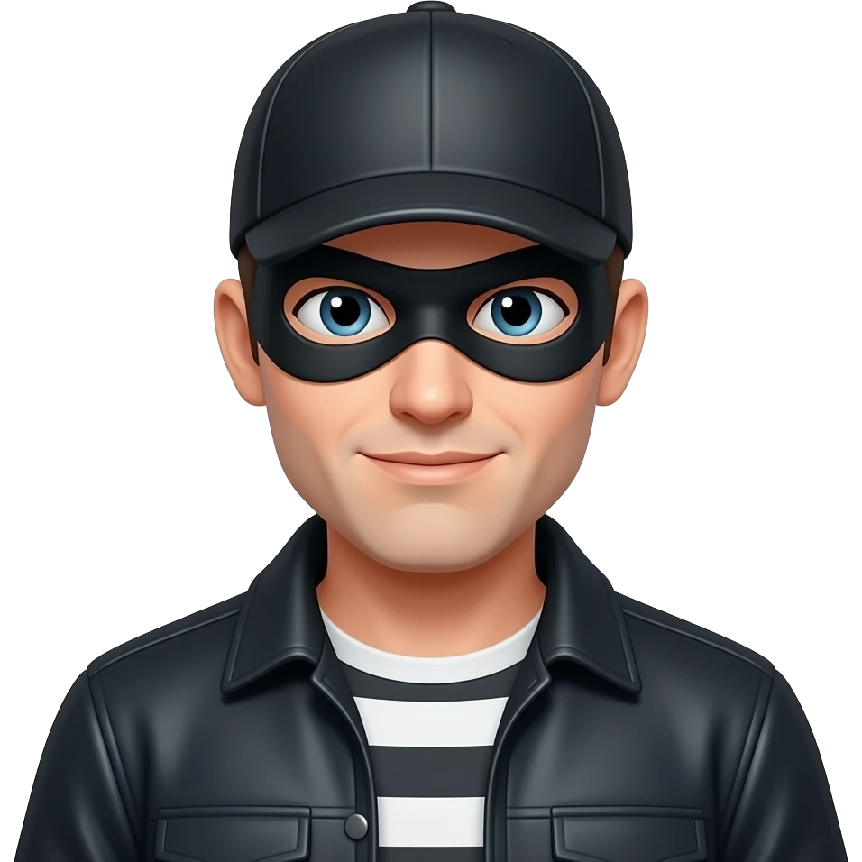 Make the robber emoji emoji
