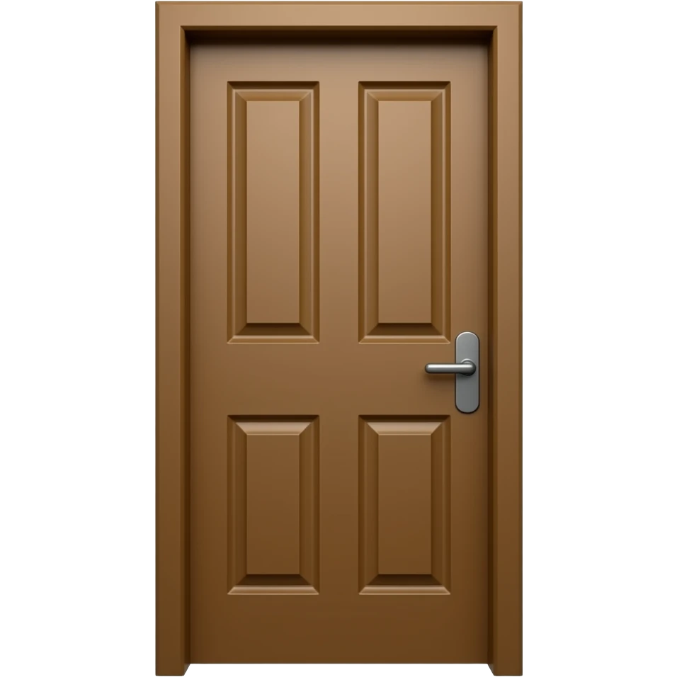 brown door emoji