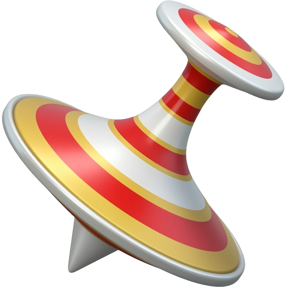 Spin top emoji