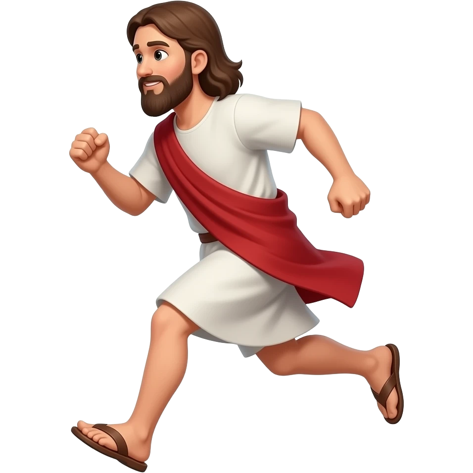 prophet man,  run emoji