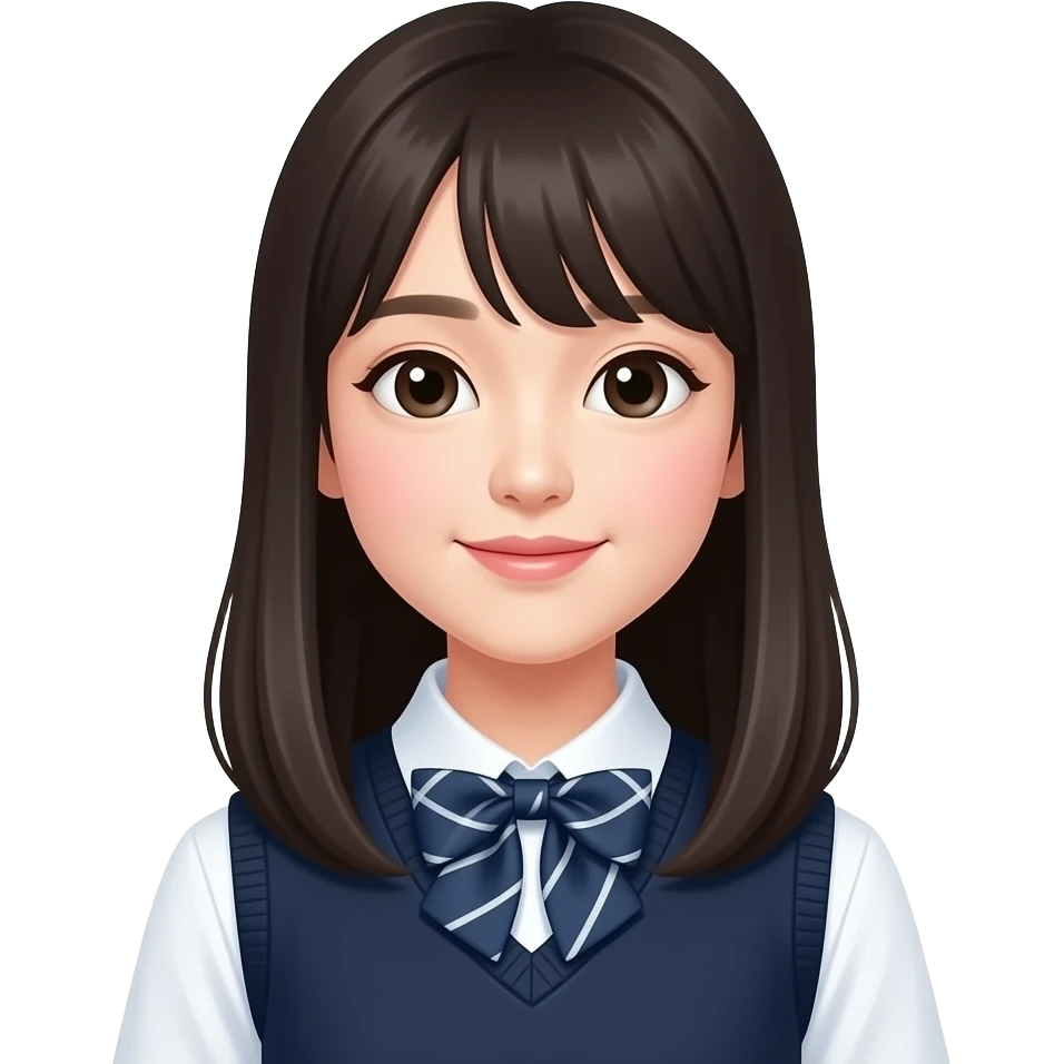 korean girl student emoji