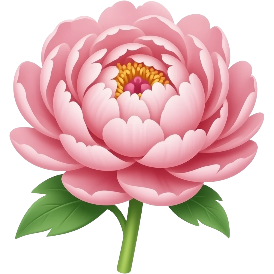 Peonies emoji