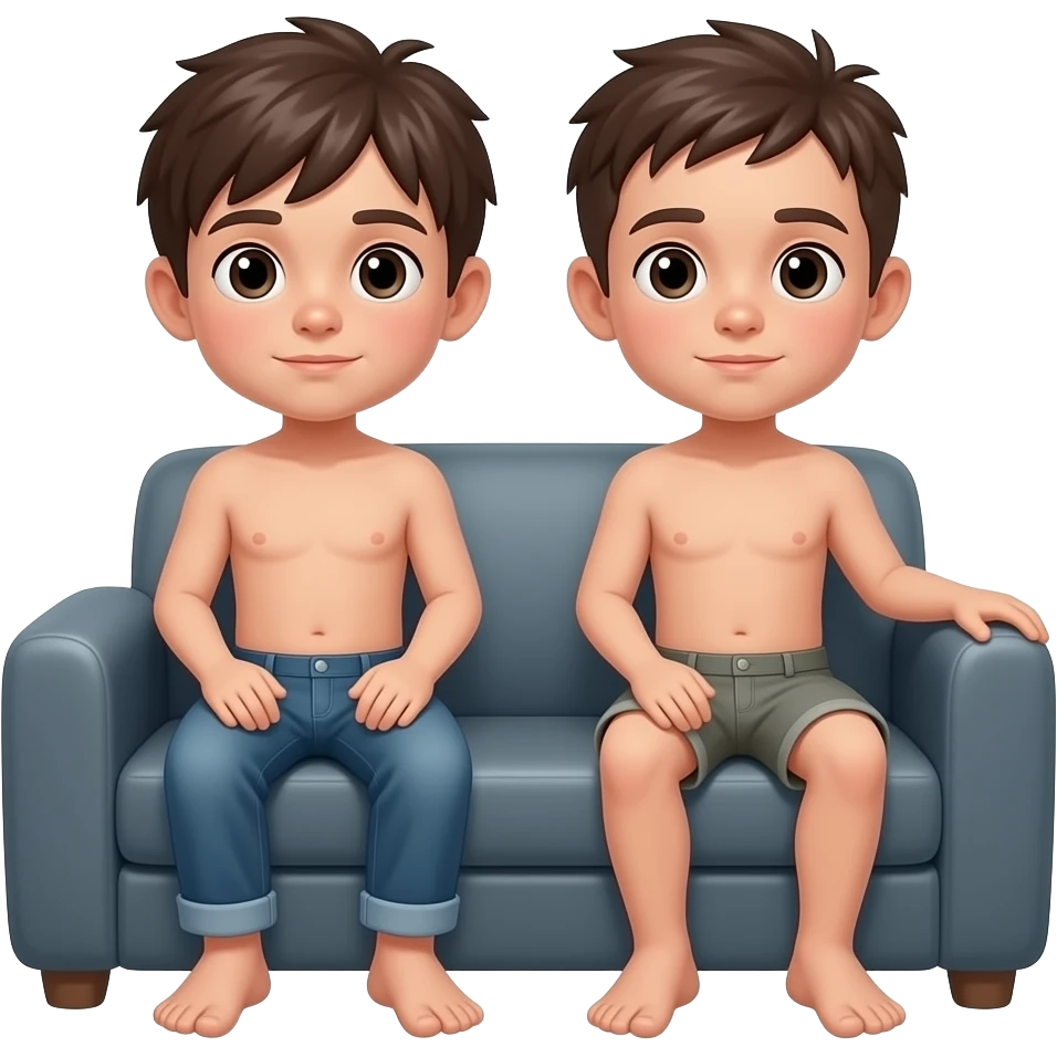 2 boys naked homeless sofa emoji