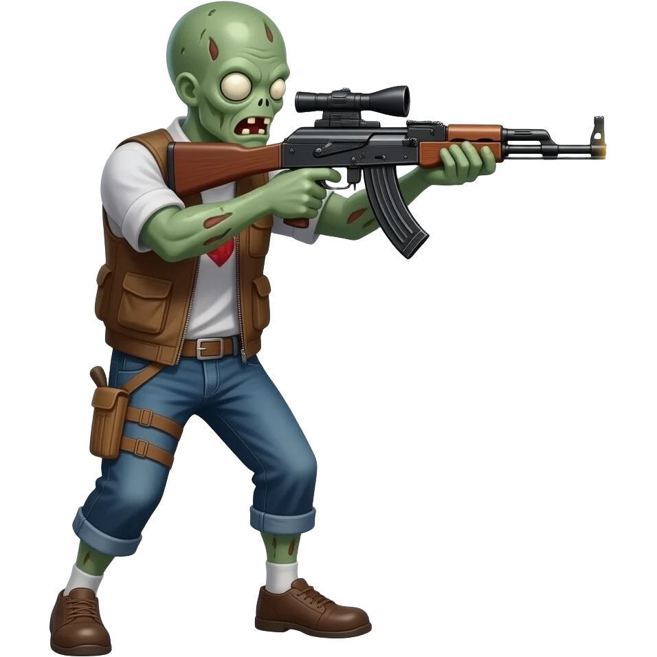 zombie shooter emoji