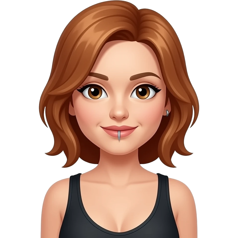 Boob piercing emoji