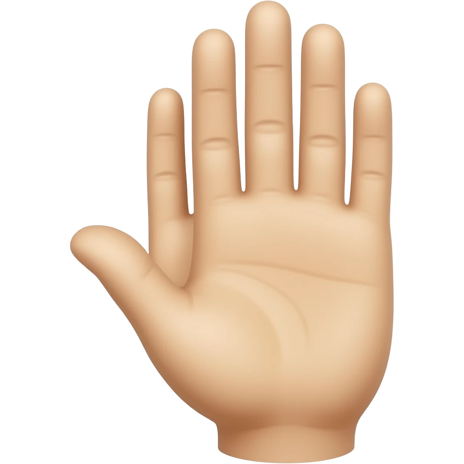 Hand emoji